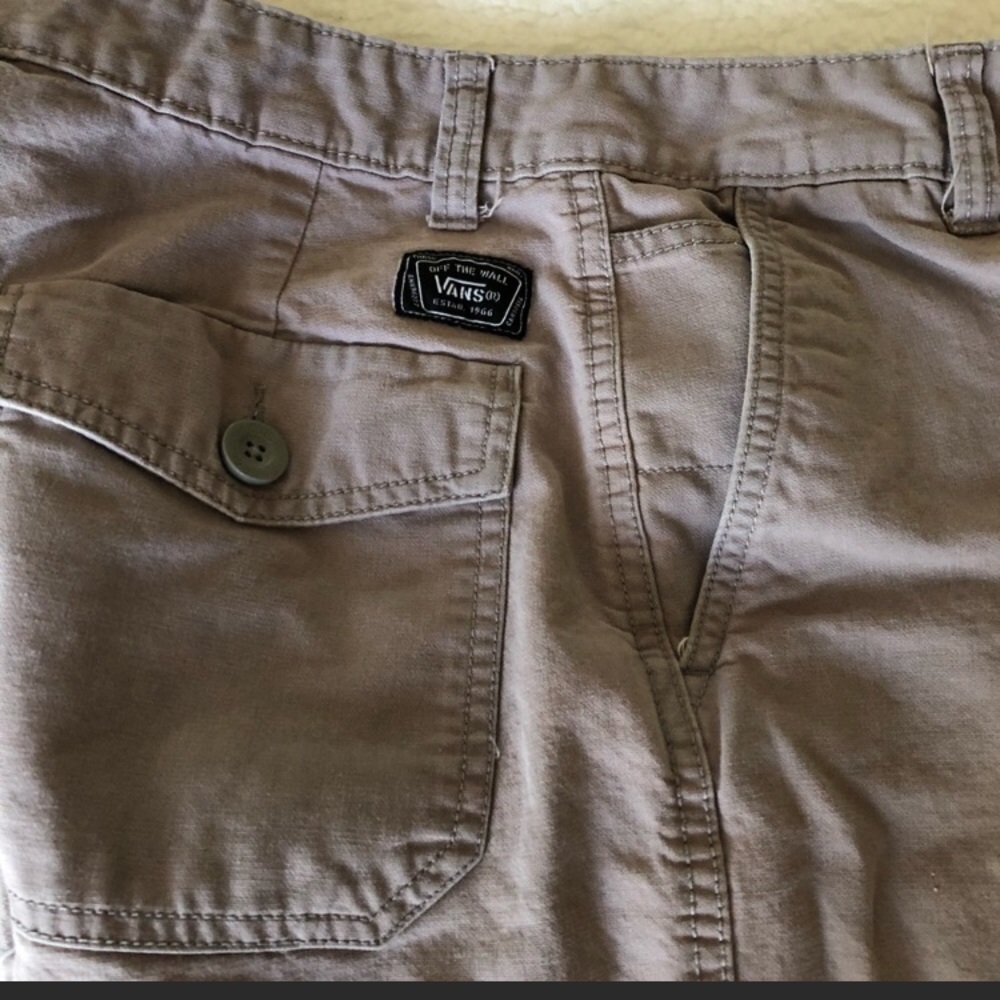 Vans men Grey shorts size 30